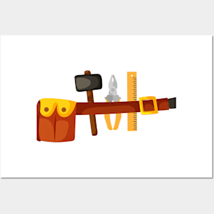 Halloween Handyman Costume For Boys And Men Posters and Art